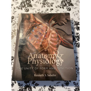 Anatomy And Physiology Saladin 1998 Hardcover illustrated